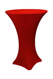 overtrek voor party-tafel (rood, lang)
