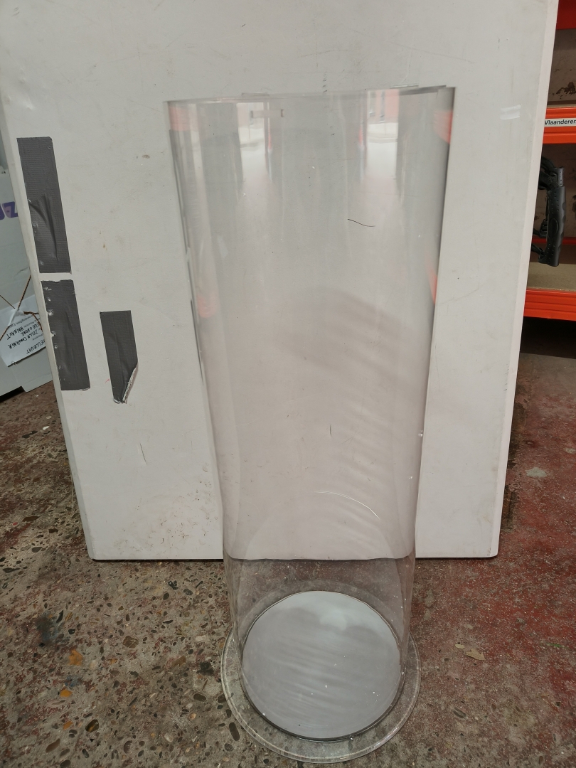 transparante cylindervaas