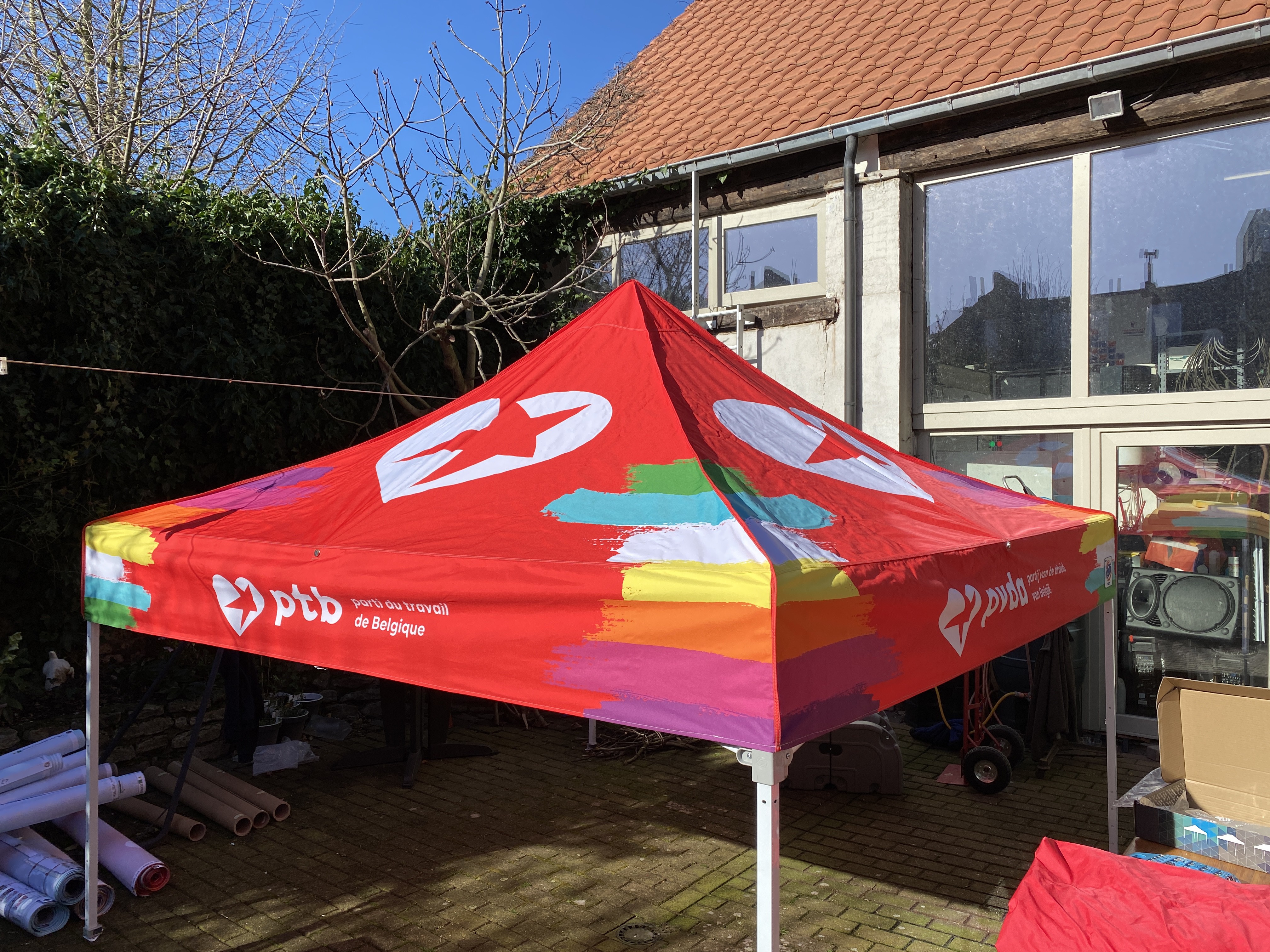 Partytent PVDA-PTB