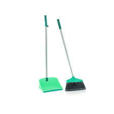 Veegset (borstel en blik met steel)